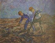 Vincent Van Gogh Two Peasants Digging (nn04) china oil painting artist